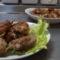 まんだちゃん's cooksnap of when they made 鶏ミンチとレンコンつくねの素揚げ♪.