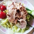 ★しろねこやまと★'s cooksnap of when they made 固くならない！冷しゃぶサラダ！.