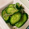 ちょちょこ✫'s cooksnap of when they made キュウリとジャコのめんつゆ炒め.