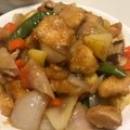 ちーーーーい's cooksnap of when they made 野菜たっぷり鶏胸肉甘酢炒め.