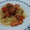 はちれ's cooksnap of when they made トマトとアンチョビのパスタ.