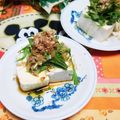めみたん☆'s cooksnap of when they made 水菜たっぷり～♡わさび味の冷やっこ.