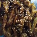 ユーロン's cooksnap of when they made 牛蒡の中華風甘辛揚げ.