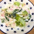 aquagirl2's cooksnap of when they made 青梗菜とベーコンのクリーム煮.