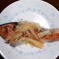 pearlpopi's cooksnap of when they made 鮭のネギ酒蒸し.