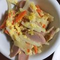 すぎすぎばぁ's cooksnap of when they made コク旨～魚肉と大根の和風カルボナーラ風.