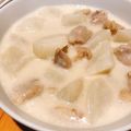 ◉’’•）あかさん's cooksnap of when they made カブと鳥のクリーミー煮♡.
