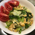 Amerixx's cooksnap of when they made 包丁なしで作れる☆レタスと卵の中華炒め.
