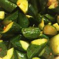 さるさや's cooksnap of when they made 寿司酢でやみつききゅうりのピリうま漬け♪.