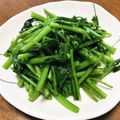 YUKIKI☆'s cooksnap of when they made 空芯菜のあっさり炒め.