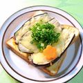 カルン's cooksnap of when they made 簡単♫茄子の味噌マヨチーズトースト.