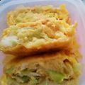 wpinkkitty's cooksnap of when they made 春キャベツのだし巻き卵☆お弁当に♪.