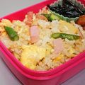 yukoko☆'s cooksnap of when they made 簡単☆筍とアスパラガスの彩り綺麗な炒飯.