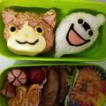 クック9705MU☆'s cooksnap of when they made 妖怪ウォッチキャラ弁ジバニャンウィスパー.