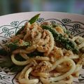 ゆみーゆみー's cooksnap of when they made アスパラとツナの和風マヨパスタ.
