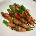 ゆみらんたん's cooksnap of when they made オクラのベーコンとしそ巻き☆.