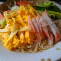 NAGANO久留米's cooksnap of when they made めんつゆで冷やし中華風★そうめん.