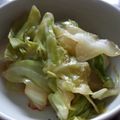 withスマーフ's cooksnap of when they made あまく柔らか♪キャベツの麺つゆ出汁炒め.