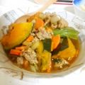 メルティローズ's cooksnap of when they made かぼちゃのカレーそぼろあんかけ.