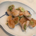 クック8C6GPK☆'s cooksnap of when they made そら豆と海老の卵白焼き.