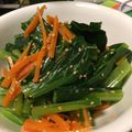S−Kuro's cooksnap of when they made 簡単小松菜のナムル.