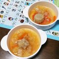 こともみ's cooksnap of when they made 簡単・美味しい～ 焼売入りおかずスープ.