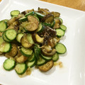 クックパッドごはん部's cooksnap of when they made 和総菜◎みょうがとなすときゅうりの塩炒め.