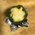 夕飯は６時です's cooksnap of when they made お弁当用　かわいい花形ピーマンカップ♪.