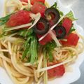 クックY04EMJ☆'s cooksnap of when they made トマトと水菜の冷製パスタ.