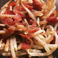 MULA's cooksnap of when they made もやし＆福神漬けのカレー粉炒め.