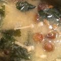 ＫＩＣＫ's cooksnap of when they made ナメコ、ワカメ、豆腐の味噌汁(合せ味噌).