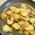 ブランディ's cooksnap of when they made 新じゃがで♪バジルとﾁｰｽﾞの炒め物.