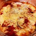 ▼△▼△▼△▼△▼△'s cooksnap of when they made なすとひき肉とチーズのオーブン焼き.