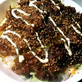 バニラとソラ's cooksnap of when they made 豚しゃぶ肉で照り旨♪生姜蒲焼き丼カフェ風.