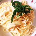 kana❤︎'s cooksnap of when they made 材料5つ♡簡単絶品豆乳明太クリームパスタ.