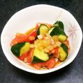 メープルぱん's cooksnap of when they made トマトときゅうりの中華風サラダ.