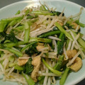 chitobow's cooksnap of when they made 小松菜もやし油揚げのオイスターソース炒め.