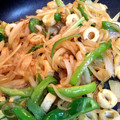 ひろあら's cooksnap of when they made ピーマン新玉ねぎちくわのカレー炒め.