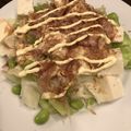 liarra's cooksnap of when they made 茹でキャベツと豆腐の簡単サラダ.