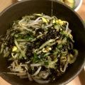 YASTN's cooksnap of when they made 韓国海苔で☆もやしときゅうりの辛いナムル.