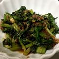 クックV4WJS0☆'s cooksnap of when they made セロリの葉っぱ炒め.