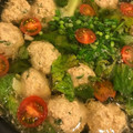 ＊きしろ＊'s cooksnap of when they made 簡単！豆腐の肉団子とレタスの和風スープ.