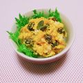 まあまま☆0403's cooksnap of when they made かぼちゃとふっくらレーズンのサラダ☆.