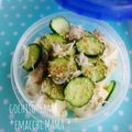 えまっちママ's cooksnap of when they made さっぱり美味♫じゃこと胡瓜の塩やっこ.
