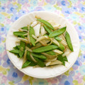 puniＫ's cooksnap of when they made 絹さやと新玉ねぎのバター炒め.