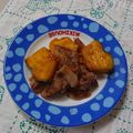 イチゴ、イチゴ。's cooksnap of when they made かぼちゃと豚バラのにんにく醤油炒め.
