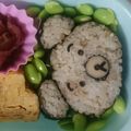 のあきら1122's cooksnap of when they made キャラ巻寿司☆クマ.