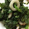 もち子29's cooksnap of when they made 春菊と竹輪のチャチャっとポン酢和え.