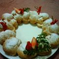 うさこみち24's cooksnap of when they made シュー☆クリスマスリース.