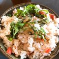 9ma83's cooksnap of when they made 梅しらす和チャーハン.